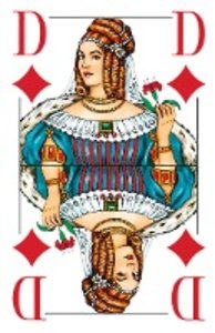 Klassisches Skatspiel, Französisches Bild mit großen Eckzeichen, 32 Karten in Klarsicht-Box