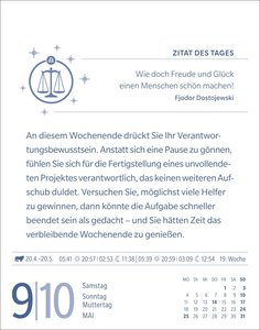 Waage Sternzeichenkalender 2026