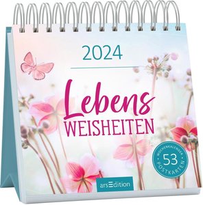 Postkartenkalender Lebensweisheiten 2024