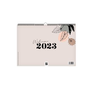 Kalender 2023, \"leaves lineart\"