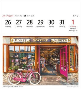 Kanada Sehnsuchtskalender 2027 - Wochenkalender mit 53 Postkarten