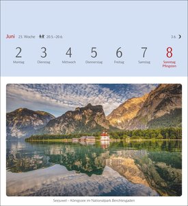 Das Glück liegt in Deutschland Postkartenkalender 2025