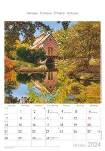 Sachsen-Anhalt 2024 - Bild-Kalender 23,7x34 cm - Regional-Kalender - Wandkalender - mit Platz für Notizen - Alpha Edition