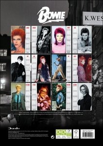 David Bowie Posterkalender 2024. Der Posterkalender mit den besten Bildern der Pop-Legende David Bowie als Wandkalender.