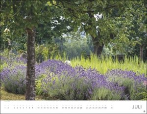 Gartenparadies Posterkalender 2023. Wandkalender mit 12 romantischen Garten-Fotos. Dekorativer Bildkalender für Gartenliebhaber. 44x34 cm. Querformat