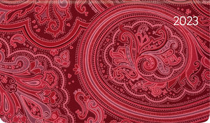 Ladytimer Pad Arabian Pattern 2023 - Taschen-Kalender 15,6x9 cm - Muster - Weekly - 128 Seiten - Notiz-Buch - Alpha Edition