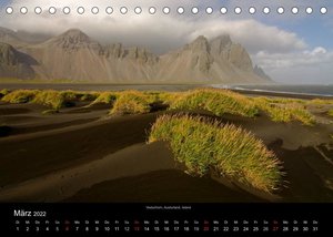 Island (Tischkalender 2022 DIN A5 quer)