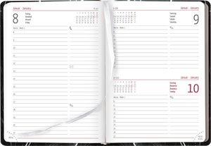 Mini-Buchkalender Style Marble 2025 - Taschen-Kalender A6 - Marmor - Day By Day - 352 Seiten - Notiz-Buch - Alpha Edition
