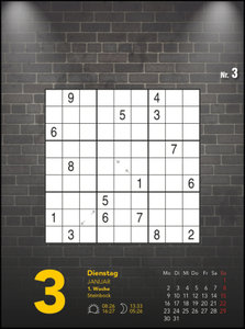 Stefan Heine ESCAPE Sudoku Level 1 2023 - Tagesabreißkalender - 11,8x15,9 - Rätselkalender - Knobelkalender
