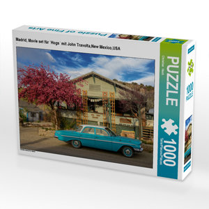 CALVENDO Puzzle Madrid, Movie set für `Hogs´ mit John Travolta,New Mexico,USA 1000 Teile Puzzle quer