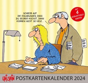 Uli Stein Postkartenkalender 2024