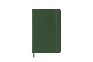 Moleskine 12 Monate Wochen Notizkalender 2024, Pocket/A6, Myrtengrün
