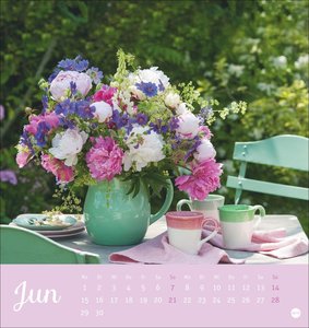 Herzliche Blumengrüße Postkartenkalender 2026
