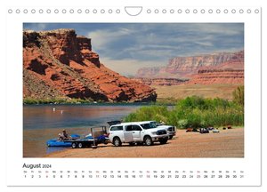 Impressionen vom Colorado River (Wandkalender 2024 DIN A4 quer), CALVENDO Monatskalender