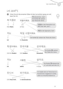 Langenscheidt Vom Wort zum Satz Koreanisch