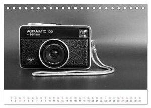 Alte Fotokameras - Kameras von Agfa der Jahre 1928 bis 1980 (Tischkalender 2024 DIN A5 quer), CALVENDO Monatskalender