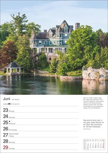 Kanada Wochenplaner 2025 - 53 Blatt mit Zitaten und Wochenchronik