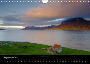 Island (Wandkalender 2022 DIN A4 quer)