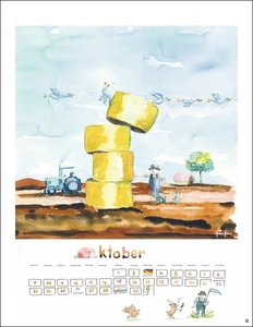 Helme Heine Edition Kalender 2023. Liebevoll illustrierter Wandkalender mit unveröffentlichten Motiven von Helme Heine und seinen Freunden. 34x44 cm. Hochformat