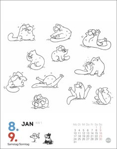 Simons Katze Tagesabreißkalender 2022