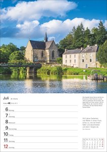 Bretagne und Normandie Wochenplaner 2026