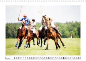 Pferdesport Polo (Wandkalender 2023 DIN A3 quer)