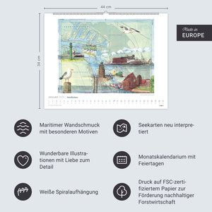 Nordlichter - See(h)karten Kalender 2026
