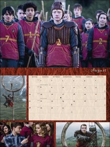 Harry Potter Broschur XL 2023. Wandkalender mit fesselnden Filmszenen aus den Harry Potter Filmen. Broschürenkalender 2023 mit Postern zum Heraustrennen. 45x30 cm. Querformat