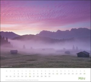 Landleben Bildkalender 2023. Idyllische Naturaufnahmen in einem Wandkalender 2023 Großformat. Kalender mit hochwertigen Fotos ländlicher Stillleben.