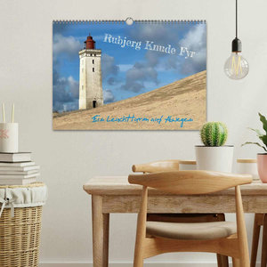 Rubjerg Knude Fyr - Ein Leuchtturm auf Abwegen (Wandkalender 2024 DIN A3 quer), CALVENDO Monatskalender