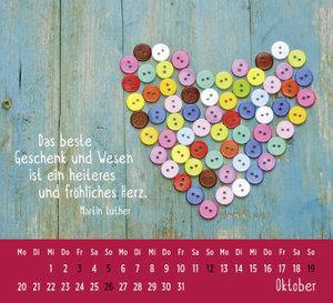 Mini-Kalender 2025: Der kleine Herzenswunschkalender