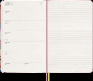 Moleskine Sakura 18 Monate Wochen Notizkalender 2024/2025, L/A5