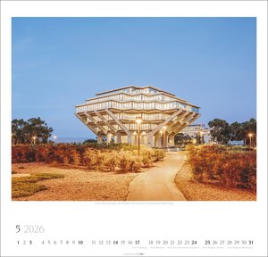 Moderne Architektur Kalender 2026