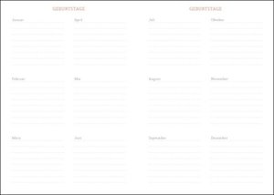 Tages-Kalenderbuch A6, schwarz 2023