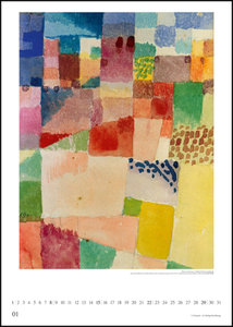 Paul Klee 2023 - Kunst-Kalender - Poster-Kalender - 50x70