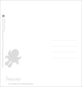 Schutzengel Postkartenkalender 2026