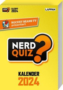 Rocket Beans TV - Nerd Quiz-Kalender 2024 mit Fragen rund um Games, Filme und Popkultur
