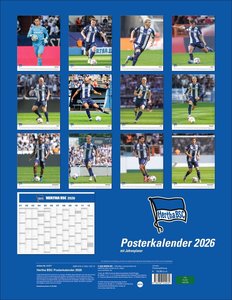 Hertha BSC Posterkalender 2026