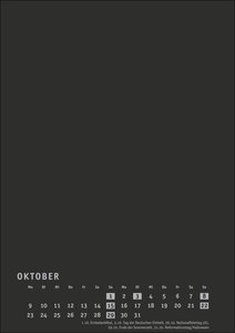 Bastelkalender 2023 Premium schwarz A4. Blanko-Kalender zum Basteln mit extra Titelblatt für eine persönliche Gestaltung. Foto- und Bastelkalender 2023.