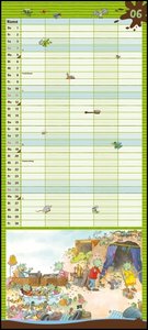 Die Olchis Familienkalender 2023 – Von Erhard Dietl – Familienplaner mit 5 Spalten – Format 22 x 49,5 cm