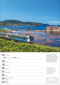 Eisenbahnen Wochenplaner 2026