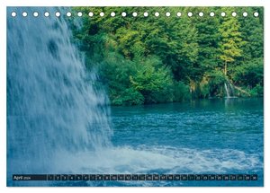 Wasserfälle der Welt 2024 (Tischkalender 2024 DIN A5 quer), CALVENDO Monatskalender
