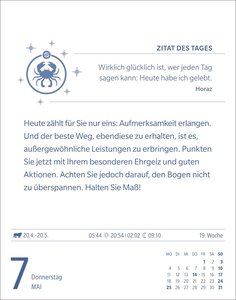 Krebs Sternzeichenkalender 2026