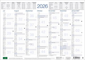 Tafelkalender A4 2026