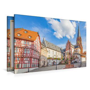 Premium Textil-Leinwand 120 cm x 80 cm quer Ein Motiv aus dem Kalender Aschaffenburg Impressionen