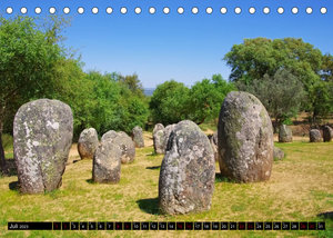 Dolmen und Menhire - Megalithkultur in Europa (Tischkalender 2023 DIN A5 quer)