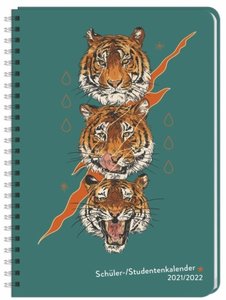 Tiger Schüler-/Studentenkalender A5 Kalender 2022