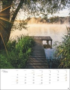 Wege zum Wasser Posterkalender 2024. Die Schönheit unberührter Natur in einem großen Wandkalender. Foto-Kalender für Naturfreunde. Format 34 x 44 cm