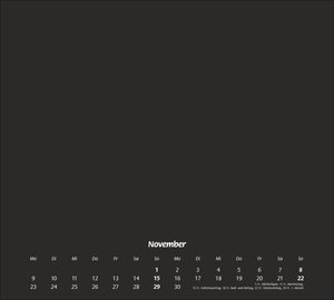times&more Bastelkalender schwarz 2026