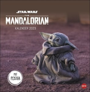 The Mandalorian Broschurkalender 2023. Kleiner Grogu ganz groß: Der Foto-Wandkalender rund um The Mandalorian mit zusätzlichem Poster, Platz für Termine und lustigen Zitaten.